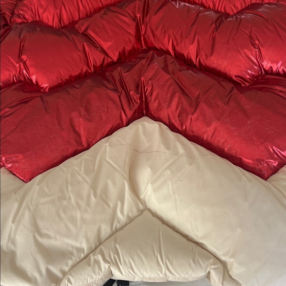 Perfect Moment Men’s Airview Duvet Red and White down Ski Jacket size L large - Picture 10 of 13